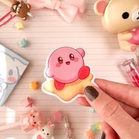 Image 2 of Ultra Glossy Kawaii Kirby Sticker