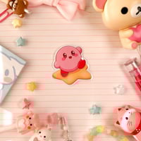 Image 4 of Ultra Glossy Kawaii Kirby Sticker