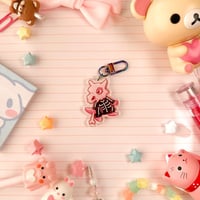 Image 9 of Acrylic Cubone Skelly Spooky Keychain