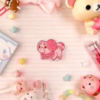 Image 4 of Ultra Glossy Pink Fidonut Sticker
