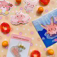 Image 2 of Ultra Glossy Pink Swablu Sticker