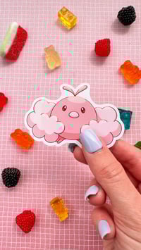 Image 4 of Ultra Glossy Pink Swablu Sticker