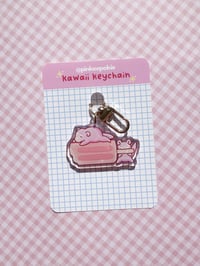 Image 9 of Acrylic Slowpoke Popsicle Orange Dreamsicle Keychain