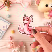 Image 4 of Ultra Glossy Pink Dratini Sticker