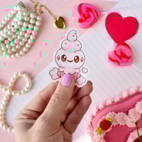 Image 1 of Ultra Glossy Pink Vanillite Ice Cream Vinyl Sticker