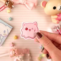 Image 6 of Ultra Glossy Pinkeebooo Wink Sticker