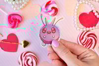 Image 3 of Holographic Venonat Vinyl Sticker