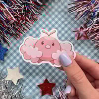 Image 6 of Ultra Glossy Pink Swablu Sticker