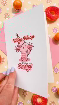Image 4 of Wooper Birthday Greeting Card With Pink Envelope 4x6