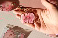 Image 4 of Acrylic Butterfree in Love Butterfly Keychain