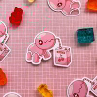 Image 8 of Ultra Glossy Pink Juicy Trapinch Sticker