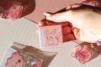 Image 4 of Acrylic Pink Pika Game Box Keychain