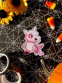 Image 8 of Holographic Cubone and Skelly Cubone Vinyl Sticker