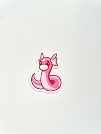 Image 7 of Ultra Glossy Pink Dratini Sticker