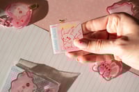 Image 5 of Acrylic Pink Pika Game Box Keychain