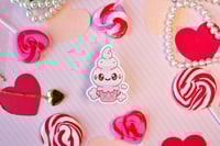 Image 4 of Ultra Glossy Pink Vanillite Ice Cream Vinyl Sticker