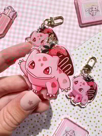 Image 2 of Acrylic Strawberry bulba Cartridge Keychain