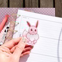 Image 6 of Ultra Glossy Pink Eevee Vinyl Sticker