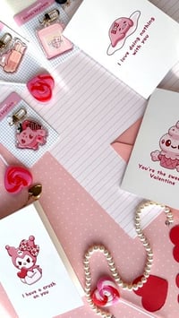 Image 5 of Ultra Glossy Pink Vanillite Ice Cream Vinyl Sticker