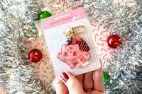Image 3 of Acrylic Strawberry bulba Cartridge Keychain