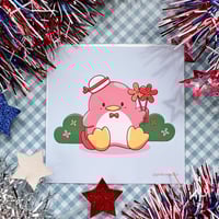 Image 2 of Pink Tuxedo Sam Print 4.5x4.5