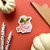 Image 1 of Ultra Glossy Pink Autumn Smoliv Halloween Sticker
