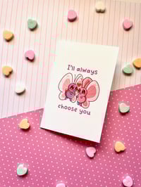 Image 10 of Butterfree Valentine Greeting Card With Pink Envelope 4x6