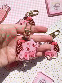 Image 6 of Acrylic Strawberry bulba Cartridge Keychain