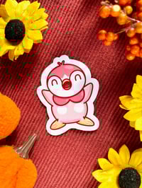 Image 1 of Ultra Glossy Piplup Vinyl Die-cut Sticker