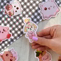 Image 1 of Ultra Glossy Isabelle in Pink Sticker