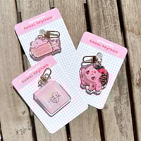 Image 8 of Acrylic Strawberry bulba Cartridge Keychain