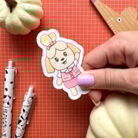 Image 2 of Ultra Glossy Isabelle in Pink Sticker