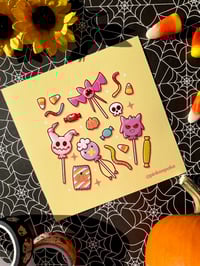 Image 4 of Halloween Poke Candy Print 4.5x4.5