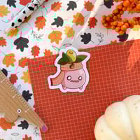 Image 4 of Ultra Glossy Pink Autumn Smoliv Halloween Sticker