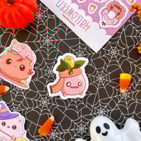 Image 6 of Ultra Glossy Pink Autumn Smoliv Halloween Sticker