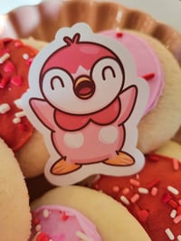 Image 8 of Ultra Glossy Piplup Vinyl Die-cut Sticker
