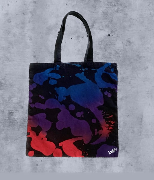 Image of Tote Bag (Blue/Purple/Red)