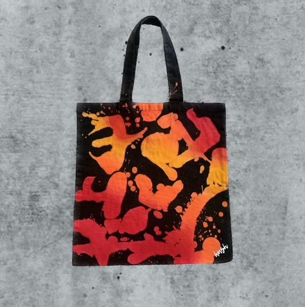 Image of Tote Bag (Red/Orange/Yellow)