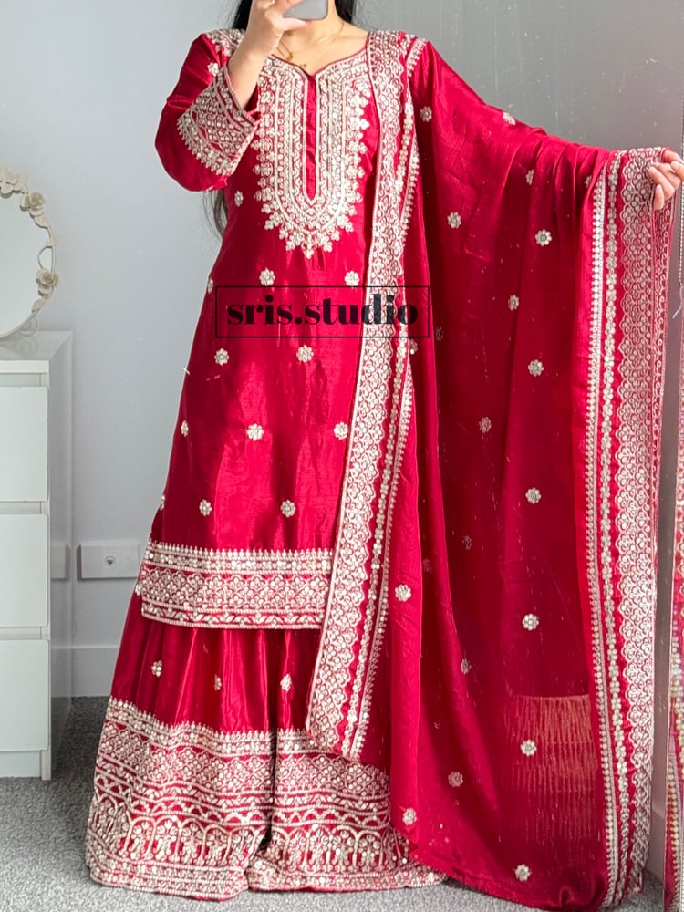 Image of Cherry three garara set
