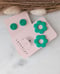 Image of Seafoam Flower Statement Stud