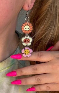 Image of Syd The Crafty Hippie Earrings🎃💜