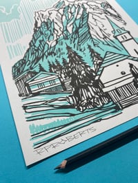 Image 2 of Grindelwald risograph print edition of 50