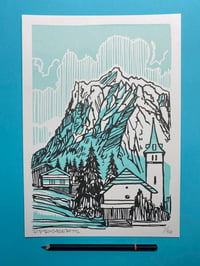 Image 1 of Grindelwald risograph print edition of 50