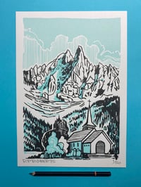 Image 1 of Chamonix risograph print edition of 50