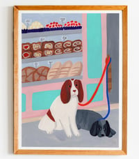 Image 1 of Waiting Dogs | Fine Art Giclée Print 