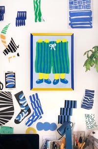 Image 4 of 'HIDING IN THE PANTS'  ART PRINT