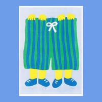 Image 3 of 'HIDING IN THE PANTS'  ART PRINT