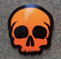 Image 1 of Wood Cut Neon Skull