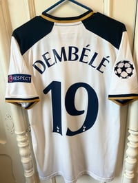 Image 8 of Tottenham Hotspur “DEMBÉLÉ 19” 2016/17 Home Shirt + UCL patches (M)