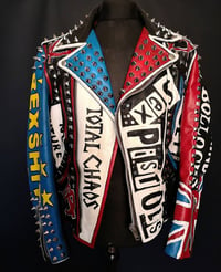 Image 6 of SEX PISTOLS CUSTOM PUNK BIKER JACKET